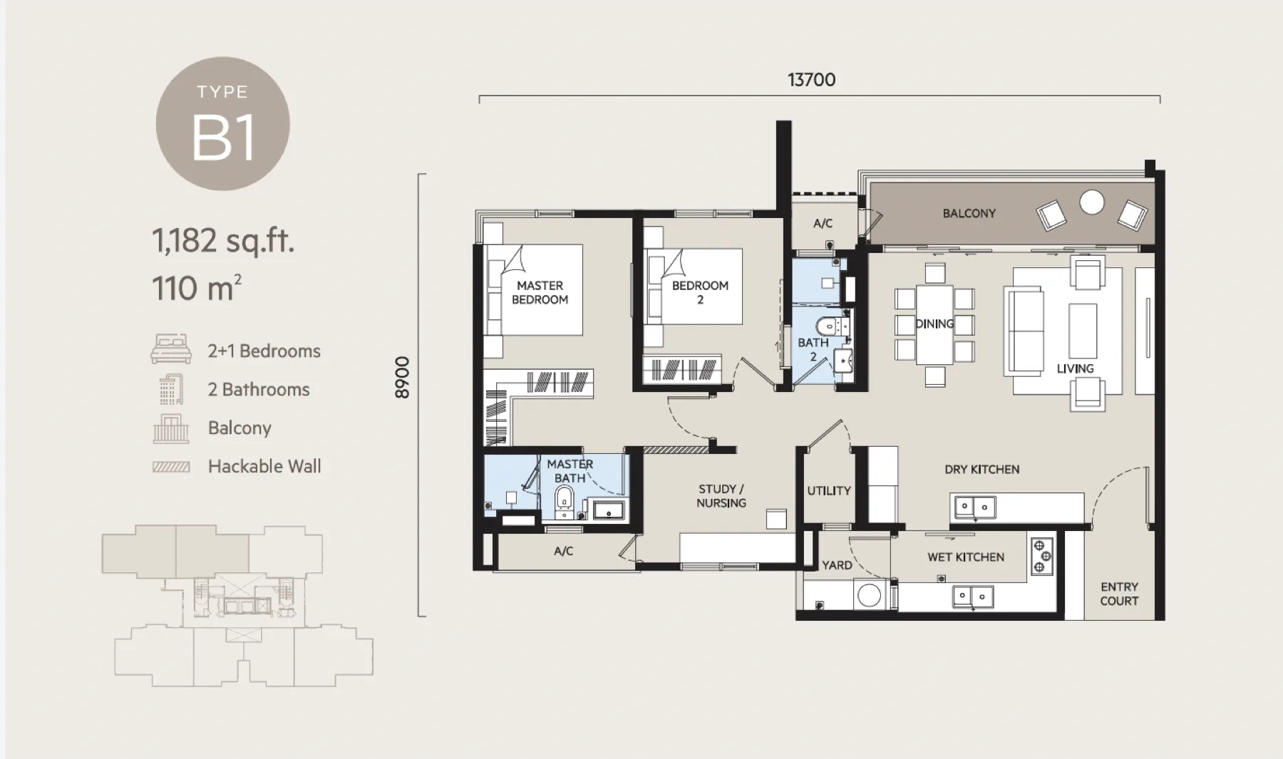 Oaka Residence floor plan